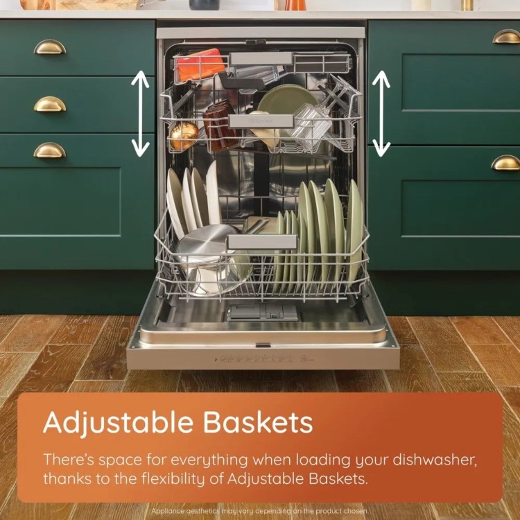 Hotpoint Extra Freestanding Dishwasher - ActiveDry Black