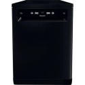79153010/1/HFC3C26WCBUK Refurbished Hotpoint Extra Freestanding Dishwasher - ActiveDry Black