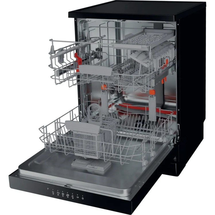 Hotpoint Extra Freestanding Dishwasher - ActiveDry Black
