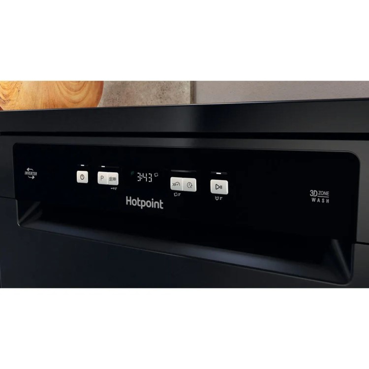 Hotpoint Extra Freestanding Dishwasher - ActiveDry Black