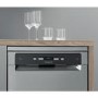 Refurbished Hotpoint HFC3C26WCXUKN 14 Place Extra Efficient Freestanding Dishwasher Silver