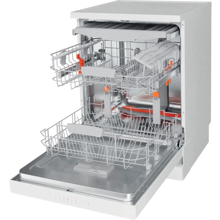 Hotpoint 14 Place Settings Freestanding Dishwasher - White