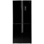 Hoover HFDN180BK Four Door Frost Free American Fridge Freezer - Black