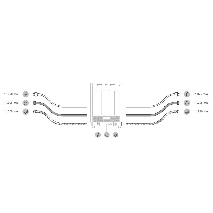Hoover H-Dish 300 Freestanding Dishwasher - Smart Wi-Fi C Rated Graphite