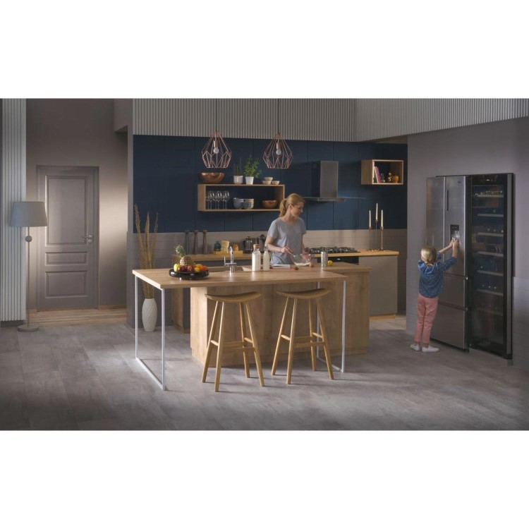 Refurbished Haier HFR5719EWMP Freestanding 444 Litre Frost Free American Fridge Freezer