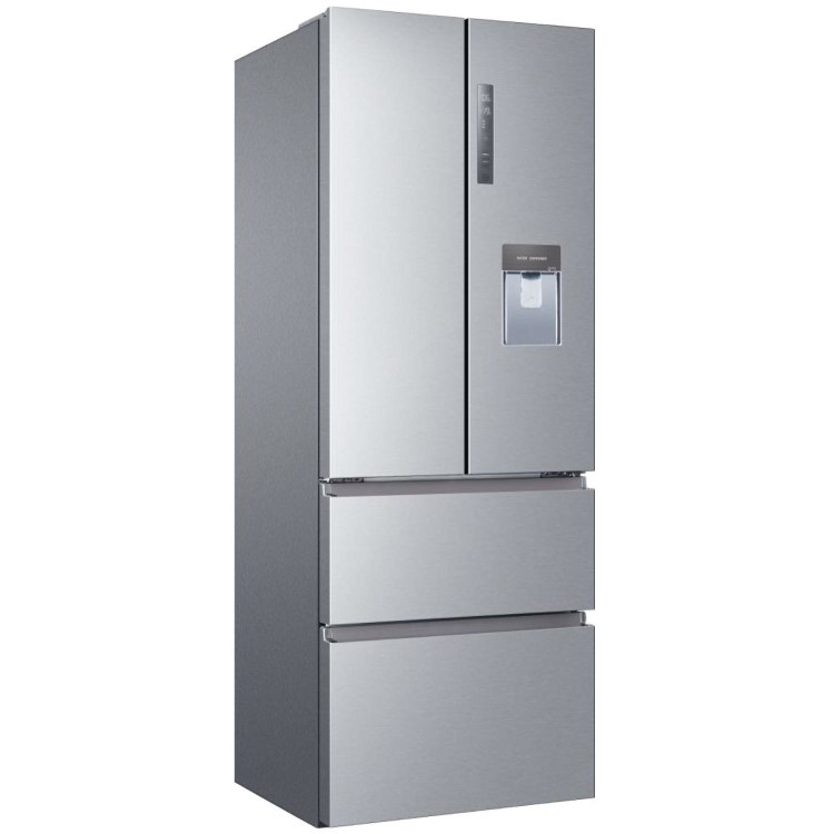 Refurbished Haier HFR5719EWMP Freestanding 444 Litre Frost Free American Fridge Freezer