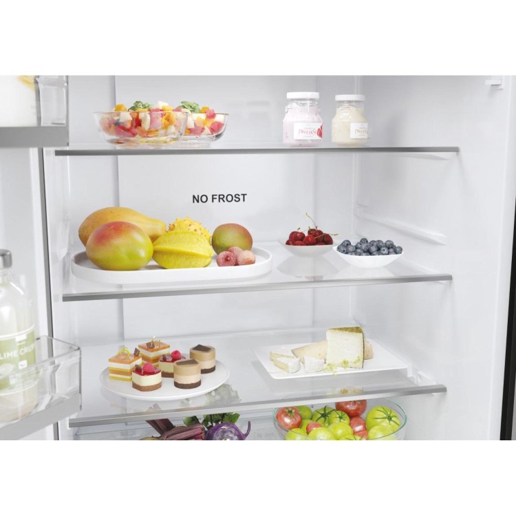 Refurbished Haier HFR5719EWMP Freestanding 444 Litre Frost Free American Fridge Freezer