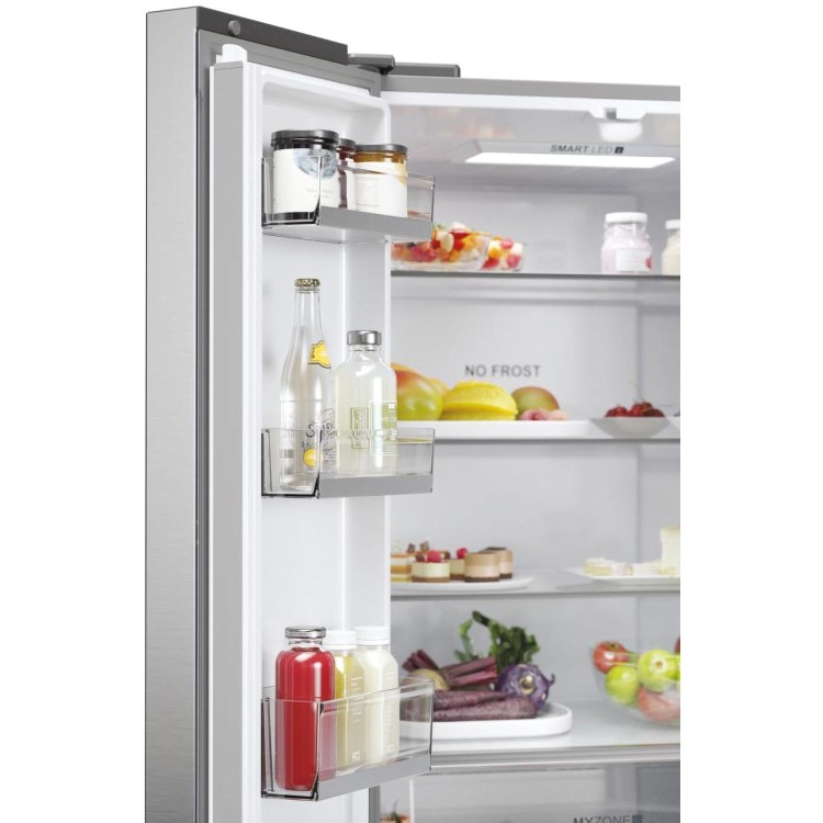 Refurbished Haier HFR5719EWMP Freestanding 444 Litre Frost Free American Fridge Freezer