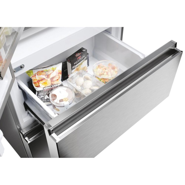 Refurbished Haier HFR5719EWMP Freestanding 444 Litre Frost Free American Fridge Freezer