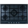 CDA HG7250BL 68cm Five Burner Gas Hob With Cast Iron Pan Supports
