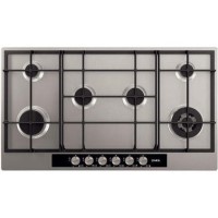 AEG HG956440SM Extra Wide 90cm Six Burner Gas Hob Stainless Steel