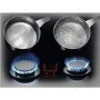 Refurbished AEG HGB75500SM 75cm 5 Burner Gas Hob with Side Wok Burner Stainless Steel