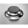 Refurbished AEG HGB95520YM 86cm 5 Burner Gas Hob With Cast Iron Pan Stands Stainless steel