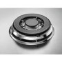Refurbished AEG HGB95520YM 86cm 5 Burner Gas Hob With Cast Iron Pan Stands Stainless steel