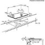 Refurbished AEG HGB95520YM 86cm 5 Burner Gas Hob With Cast Iron Pan Stands Stainless steel