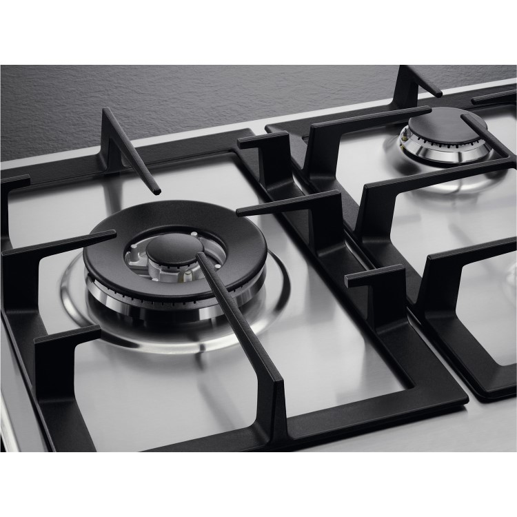 AEG 6000 Series 86cm 5 Burner Gas Hob - Stainless Steel