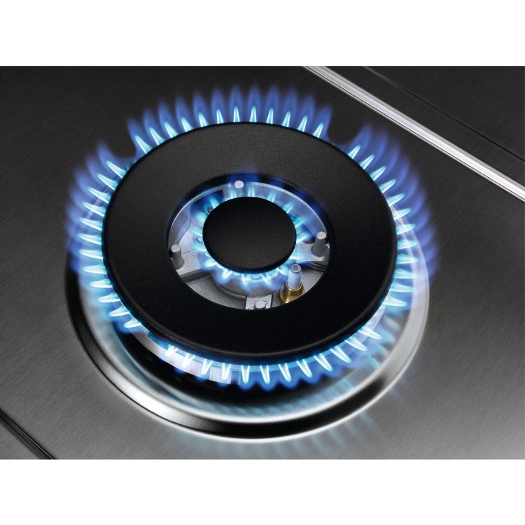 AEG 6000 Series 86cm 5 Burner Gas Hob - Stainless Steel