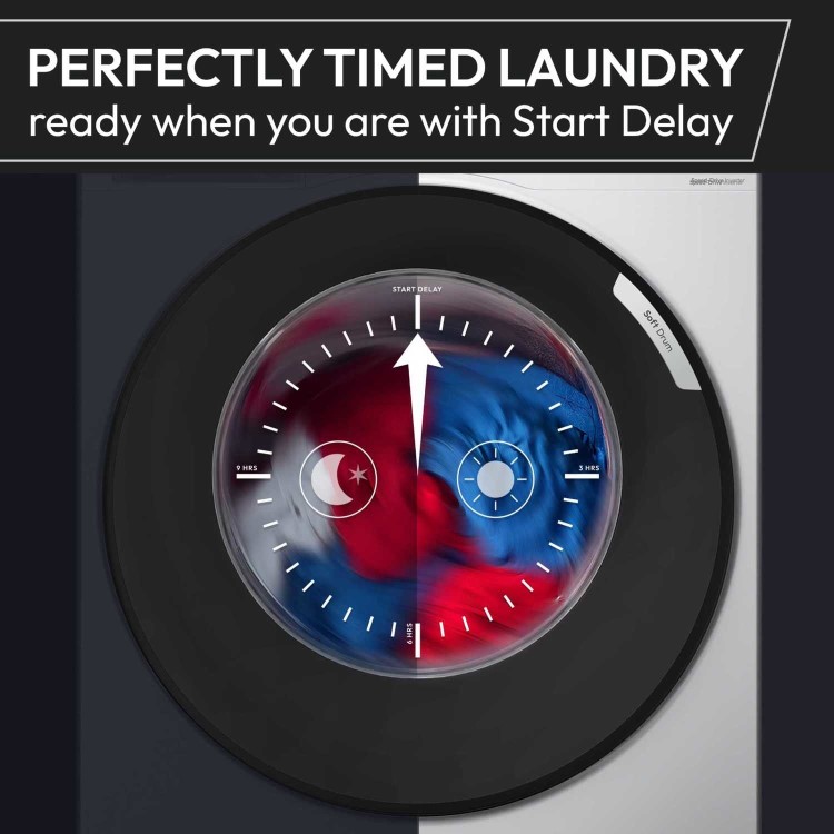 Hoover 8kg 1400rpm Washing Machine - Black