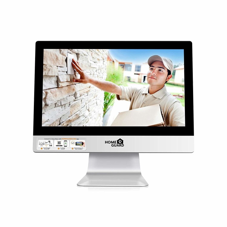 GRADE A1 - HomeGuard CCTV System - 4 Channel Wireless Security System with 12" HD Monitor & 4 x 960p HD Day/Night Cameras & 1TB HDD