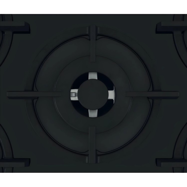 Hotpoint 73cm Gas on Glass 5 Burner Gas Hob - Black Glass
