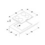 Hoover 60cm 4 Zone Ceramic Hob