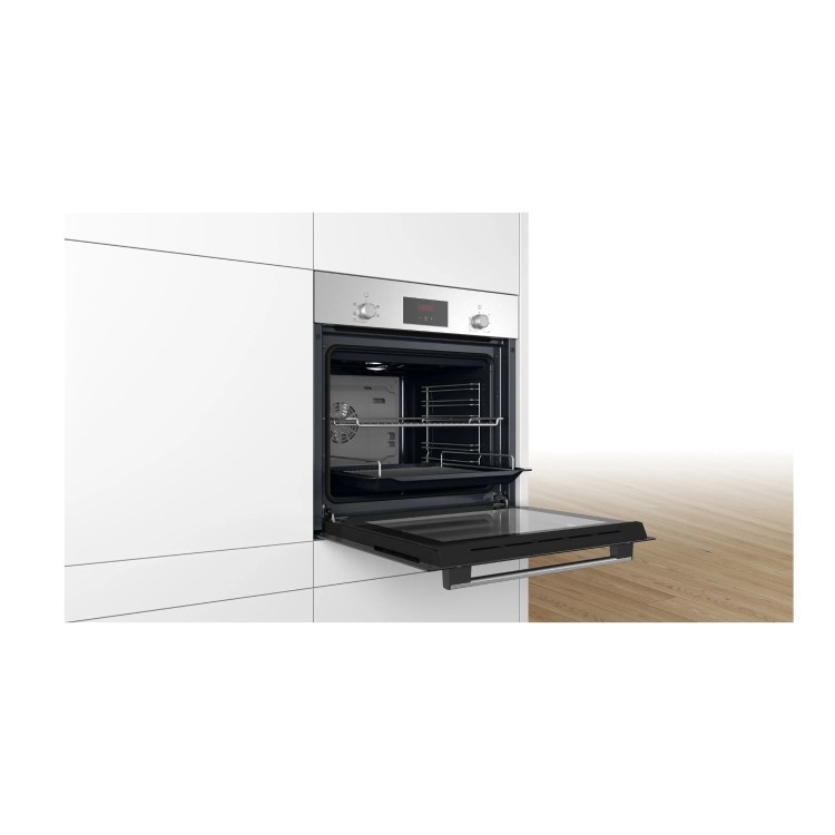 Bosch Series 2 HHF133BS0B Built-In Single Electric Oven - Stainless Steel