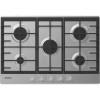 Hoover HHG7MX 75cm Five Burner Gas Hob With Cast Iron Pan Stands - Stainless Steel