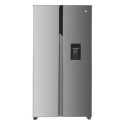 HHSBSO-6174XWDK-1 Hoover 532 Litre Side-By-Side American Fridge Freezer - Stainless Steel