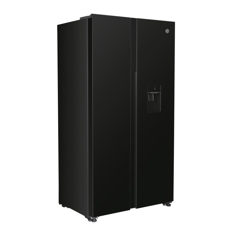 Hoover 532 Litre Side-By-Side American Fridge Freezer With Water Dispenser - Black