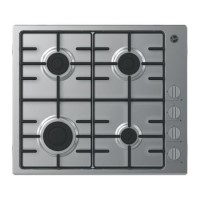 Hoover 60cm 4 Burner Gas Hob - Silver Hoover 60cm 4 Burner Gas Hob - Silver