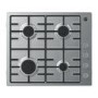 Hoover 60cm 4 Burner Gas Hob - Silver