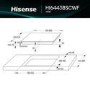 Hisense 60cm 4 Zone Induction Hob with Area Flex