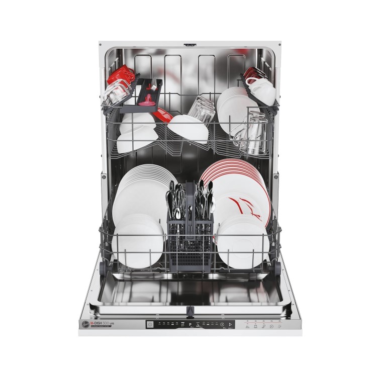 Refurbished Hoover H-Dish 300 HI3E9E0S-80 13 Place Fully Integrated Dishwasher White