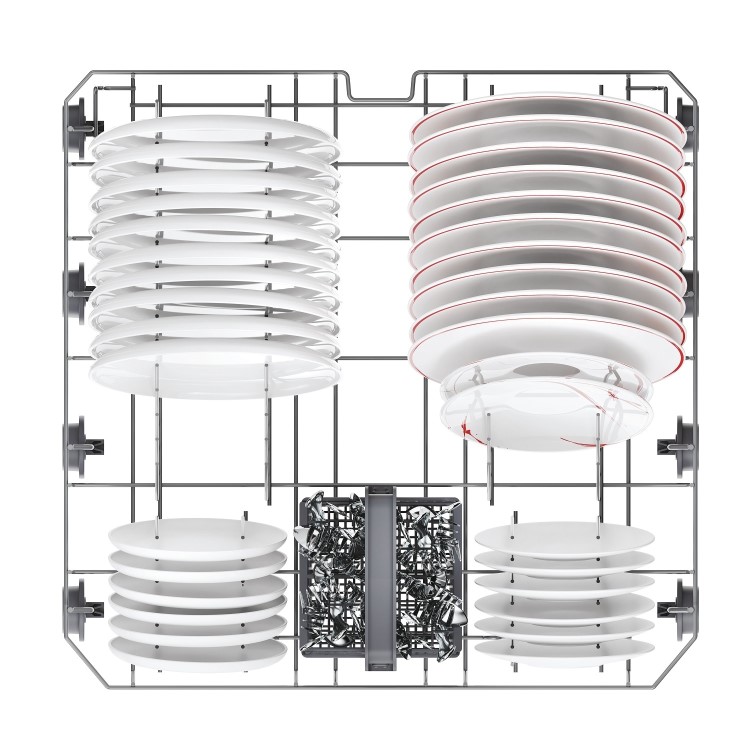 Refurbished Hoover H-Dish 300 HI3E9E0S-80 13 Place Fully Integrated Dishwasher White
