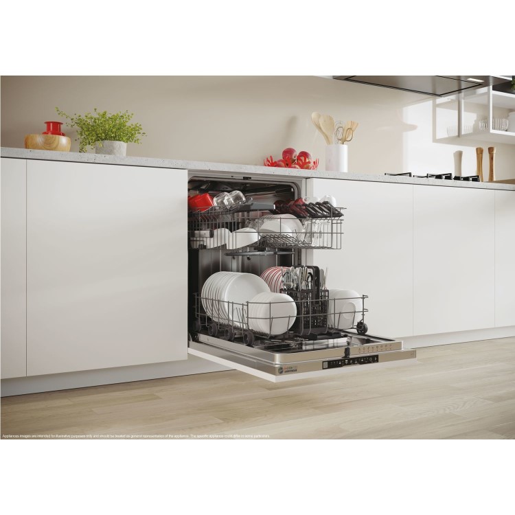 Refurbished Hoover H-DISH 500 15 Place Settings Fully Integrated Dishwasher