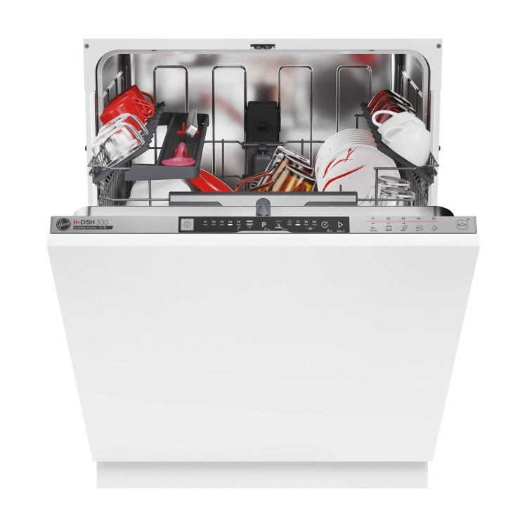 Refurbished Hoover H-Dish 300 HI4E7L0S-80 14 Place Fully Integrated Dishwasher