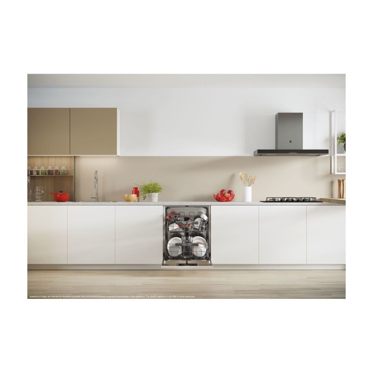 Refurbished Hoover H-Dish 300 HI4E7L0S-80 14 Place Fully Integrated Dishwasher
