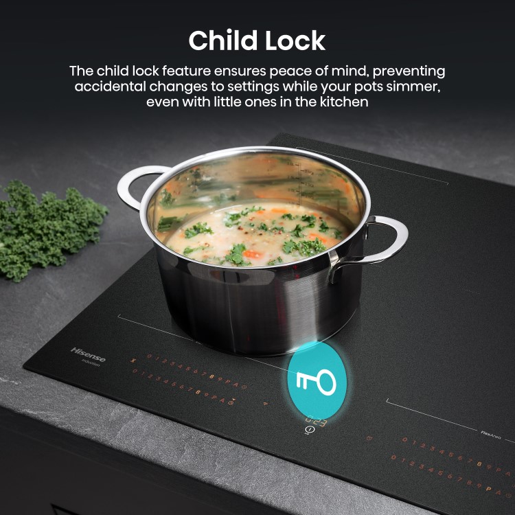 Hisense 60cm 4 Zone Anti-Scratch Induction Hob