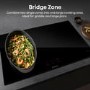 Refurbished Hisense HI8421BSC 80cm 4 Zone Induction Hob with Bridge Zone Black