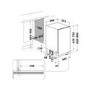Hotpoint Integrated Slimline Dishwasher - Quick Wash Silver control panel