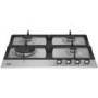 Beko 58cm 4 Burner Gas Hob - Stainless Steel