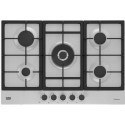 HIAW75225SXE Beko 75cm 5 Burner Gas Hob - Stainless Steel