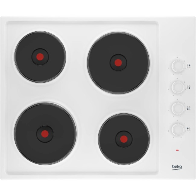 Beko 60cm 4 Zone Sealed Plate Hob - White