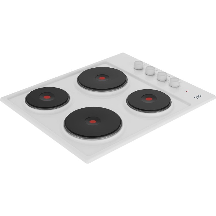Beko 60cm 4 Zone Sealed Plate Hob - White