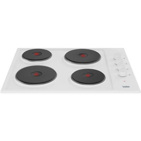 Beko 60cm 4 Zone Sealed Plate Hob - White
