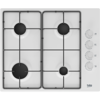 Refurbished Beko HIBG64120SW 60cm Four Burner Gas Hob - White