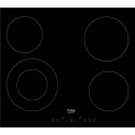 HIC64402T Beko 60cm 4 Zone Ceramic Hob with Extendable Cooking Zone