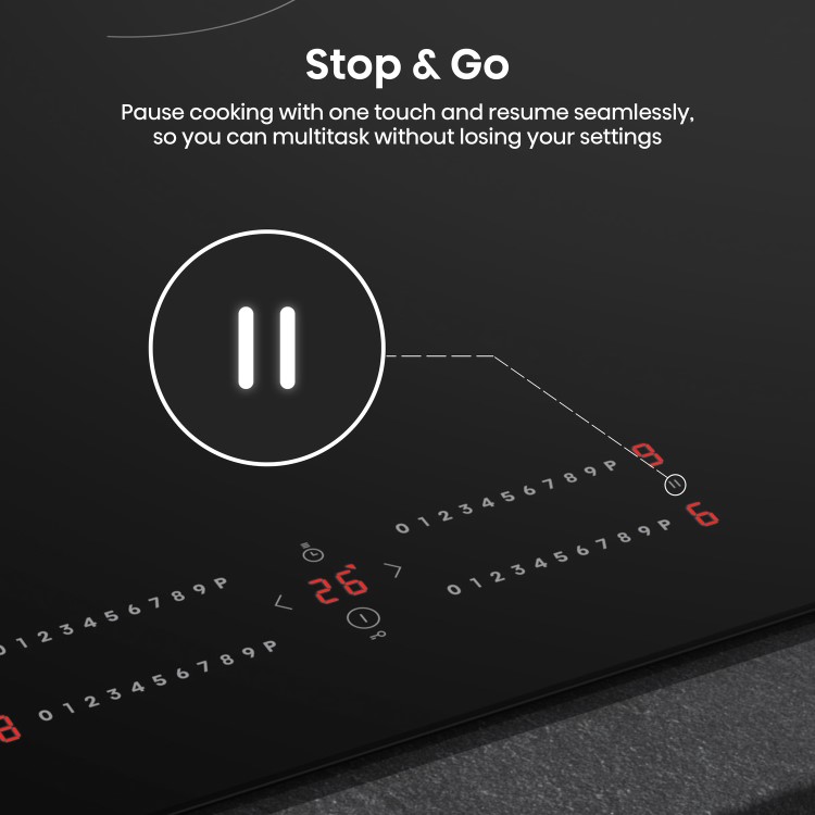 Hisense 80cm 4 Zone Induction Hob