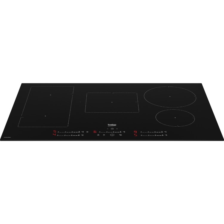 Refurbished Beko HII85700UFT 80cm IndyFlex 5 Zone Induction Hob Black