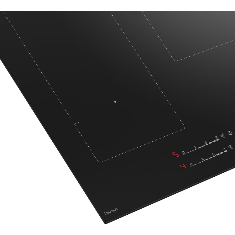 Refurbished Beko HII85700UFT 80cm IndyFlex 5 Zone Induction Hob Black